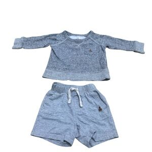 Baby Gap Boys Gray Two-Piece Baby/Toddler Sweatshirt & Shorts